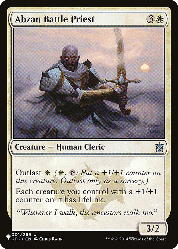 Abzan Battle Priest [The List] - Magic: The Gathering