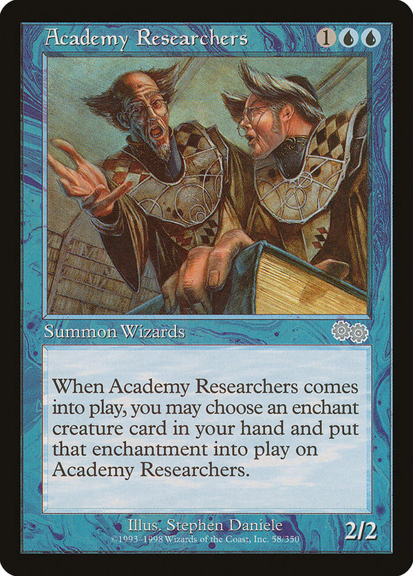 Academy Researchers [Urza's Saga] - Magic: The Gathering