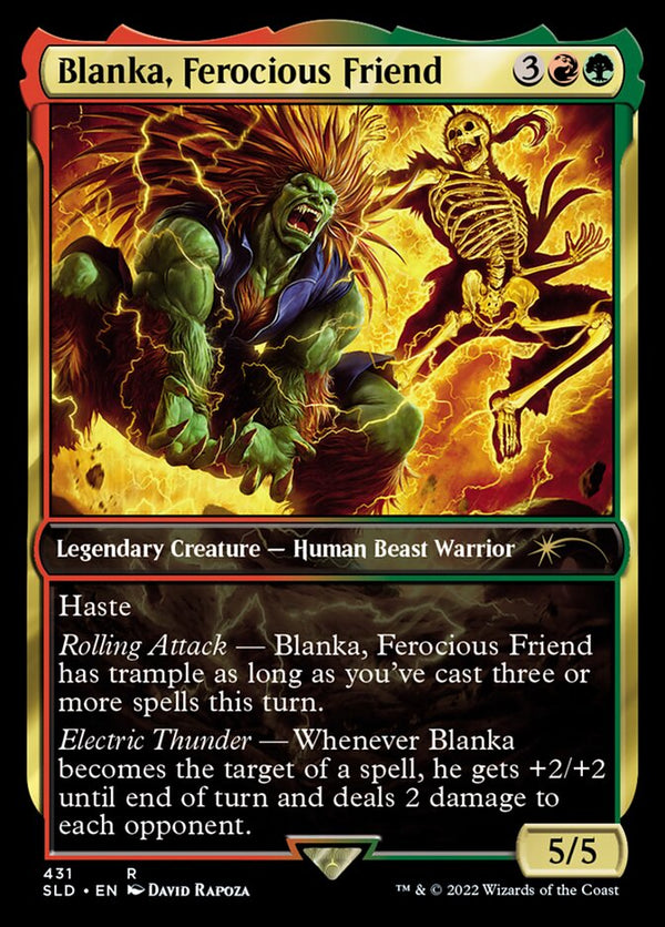 Blanka, Ferocious Friend [Secret Lair Drop Series] - Magic: The Gathering