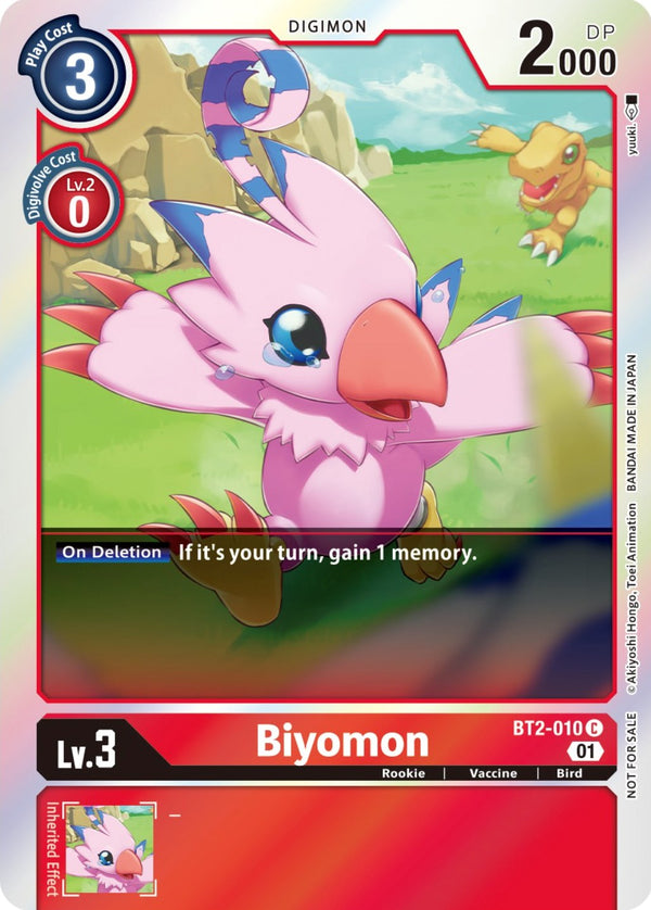 Biyomon [BT2-010] (ST-11 Special Entry Pack) [Release Special Booster Promos] - Digimon
