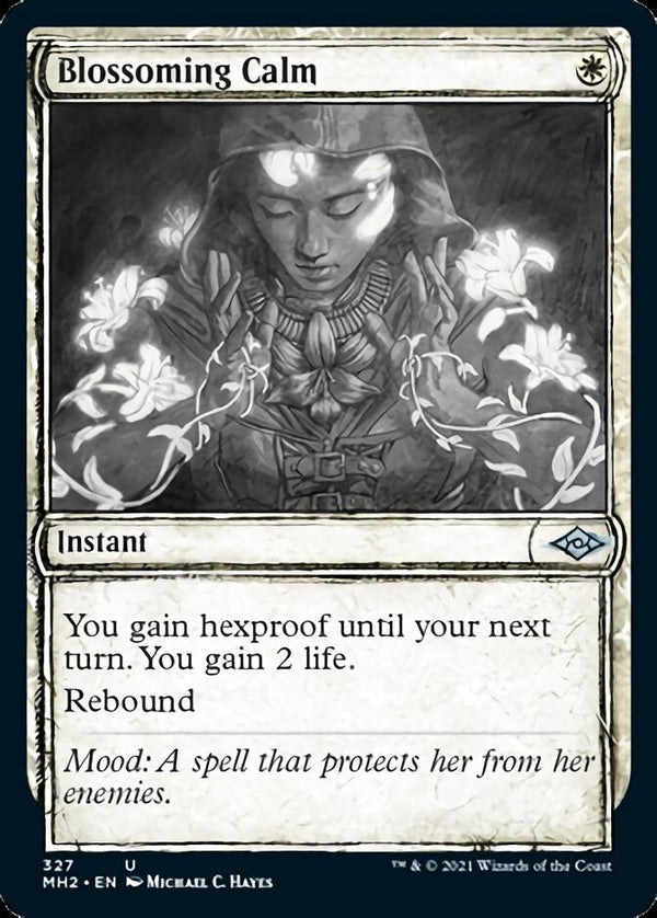 Blossoming Calm (Sketch) [Modern Horizons 2] - Magic: The Gathering