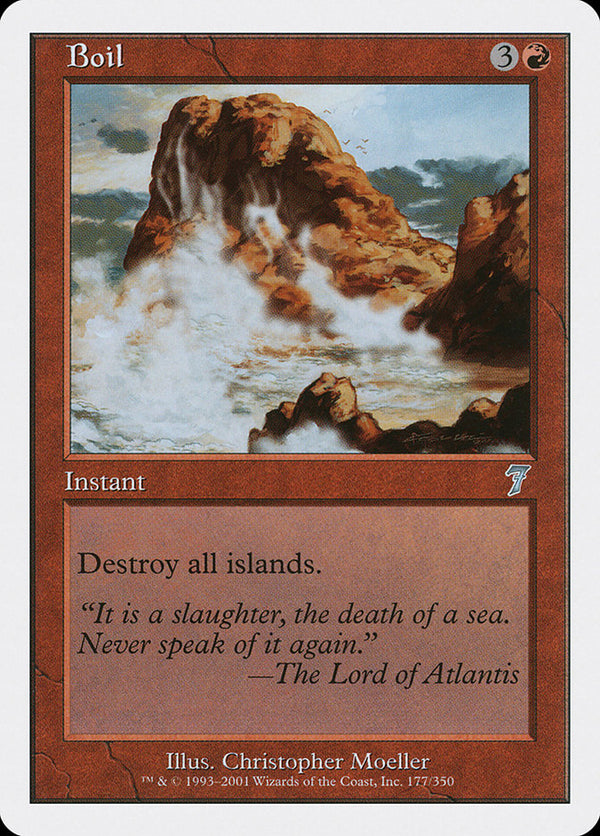Boil [Seventh Edition] - Magic: The Gathering
