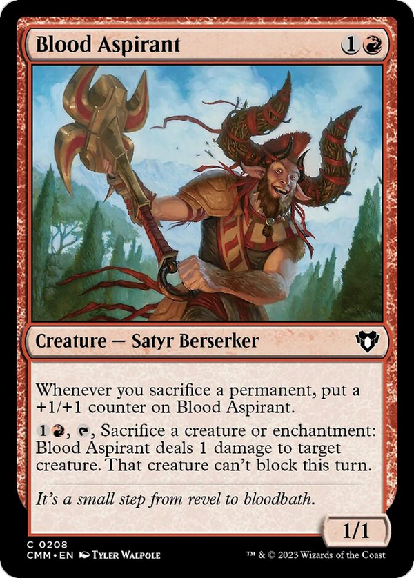 Blood Aspirant [Commander Masters] - Magic: The Gathering