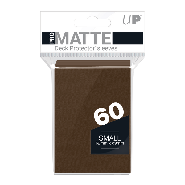 Ultra PRO: Small 60ct Sleeves - PRO-Matte (Brown) - Ultra PRO
