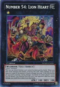 Number 54: Lion Heart (NUMH-EN026) [Secret Rare] - Yu-Gi-Oh!