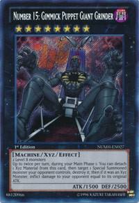 Number 15: Gimmick Puppet Giant Grinder (NUMH-EN027) [Secret Rare] - Yu-Gi-Oh!