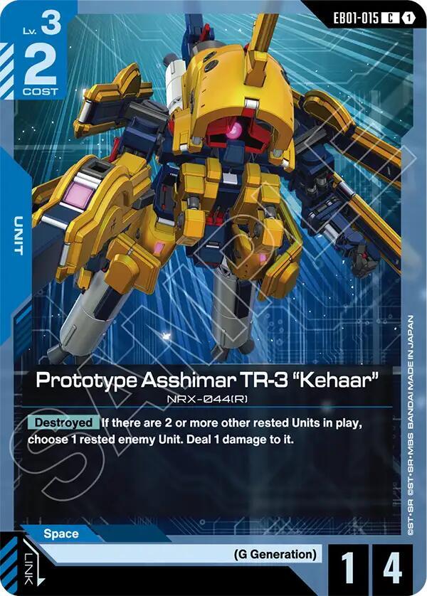 Prototype Asshimar TR-3 "Kehaar"