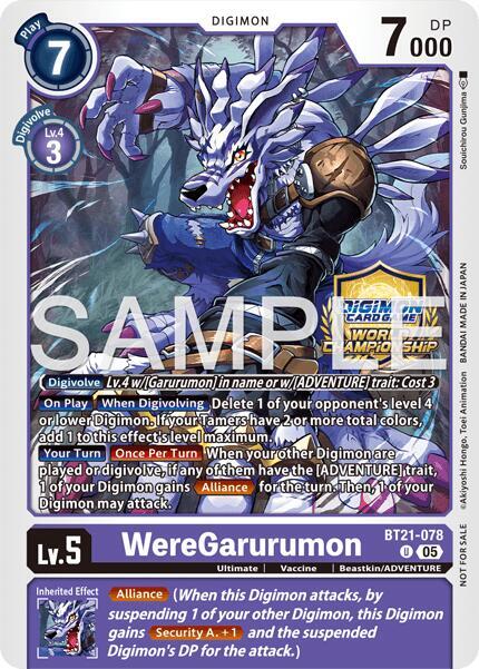 WereGarurumon (World Championship 26–27 Regionals Season 2)