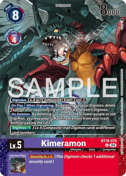 Kimeramon - BT19-070 (Event Pack 10)