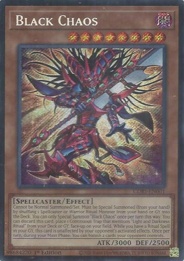Black Chaos (CORI-EN001) [Secret Rare] - Yu-Gi-Oh!