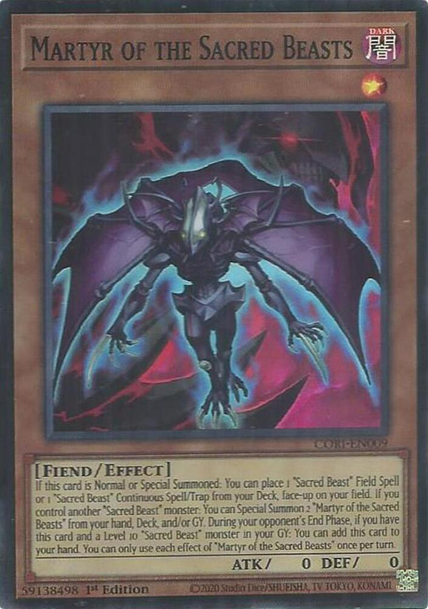Martyr of the Sacred Beasts (CORI-EN009) [Super Rare] - Yu-Gi-Oh!
