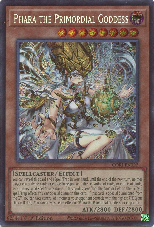 Phara the Primordial Goddess (Secret Rare) (CORI-EN022) - Yu-Gi-Oh!