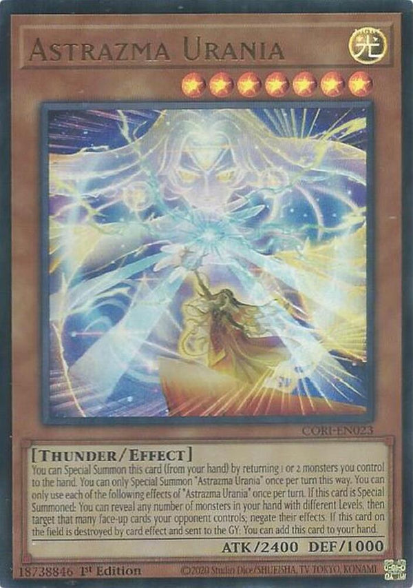 Astrazma Urania (CORI-EN023) [Ultra Rare] - Yu-Gi-Oh!