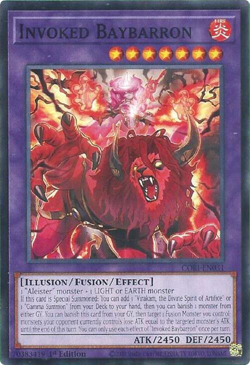 Invoked Baybarron (CORI-EN031) [Common] - Yu-Gi-Oh!