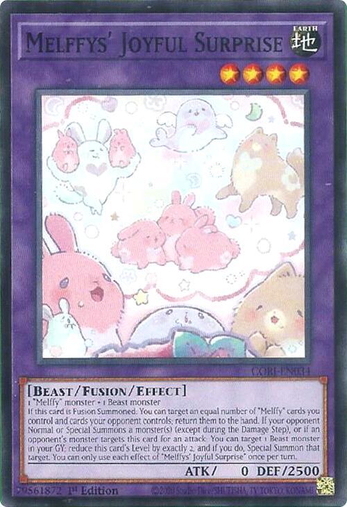 Melffys' Joyful Surprise (CORI-EN034) [Common] - Yu-Gi-Oh!
