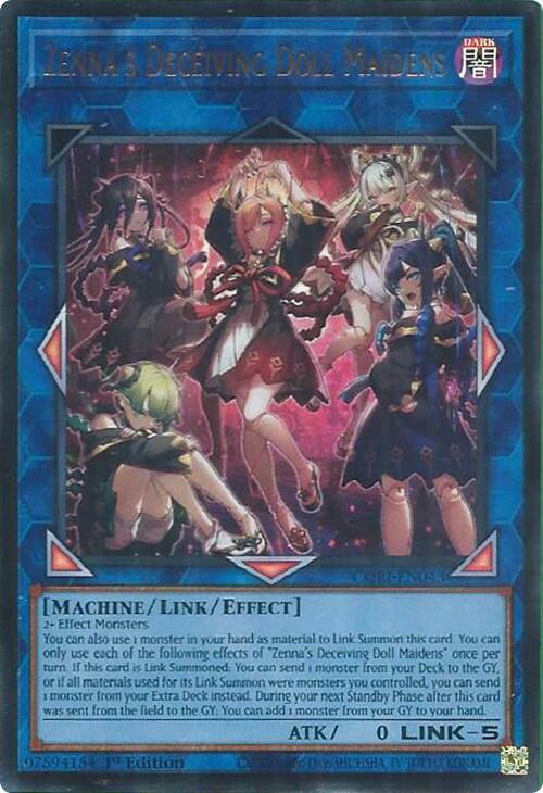 Zenna's Deceiving Doll Maidens [CORI-EN043] Ultra Rare - Yu-Gi-Oh!
