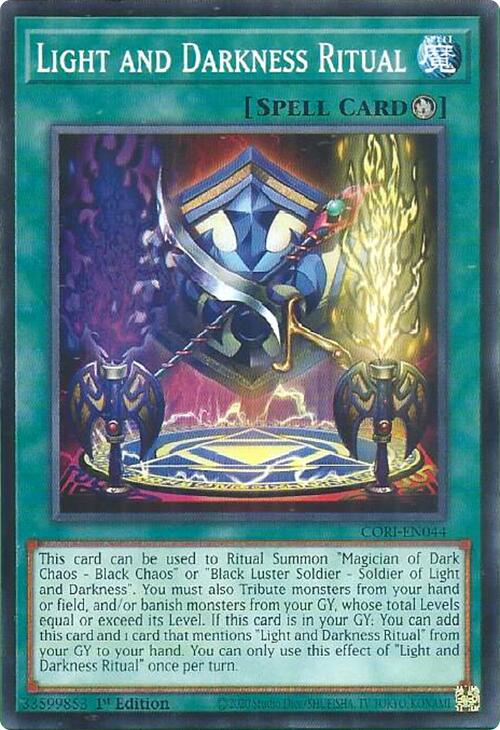 Light and Darkness Ritual [CORI-EN044] Common - Yu-Gi-Oh!