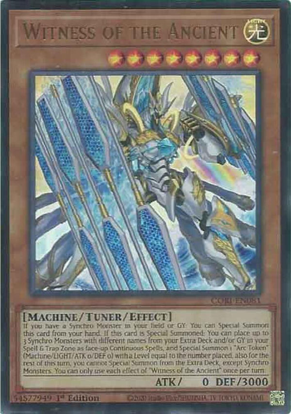 Witness of the Ancient [CORI-EN081] Ultra Rare - Yu-Gi-Oh!
