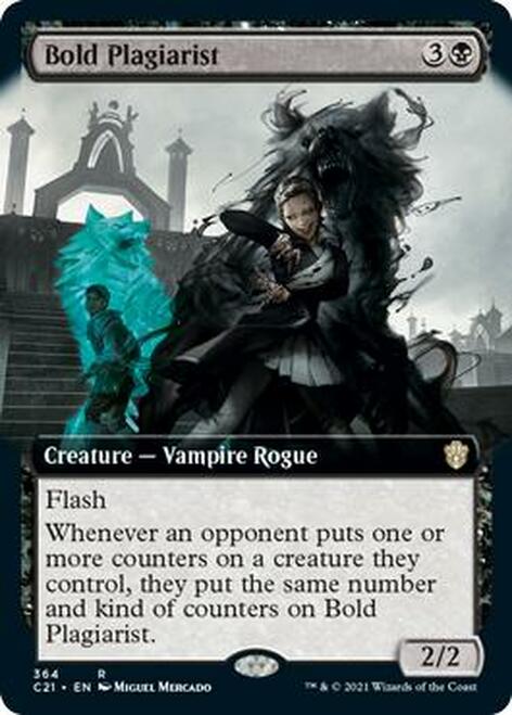 Bold Plagiarist (Extended Art) [Commander 2021] - Magic: The Gathering
