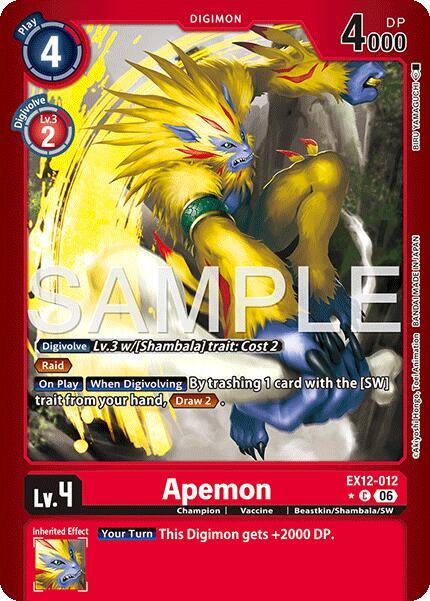 Apemon (Limited Foil)