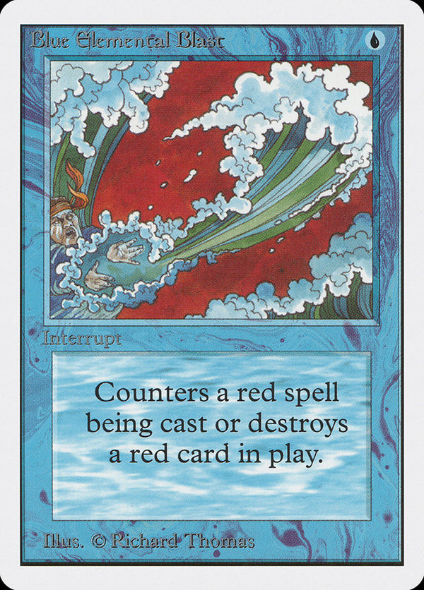 Blue Elemental Blast [Unlimited Edition] - Magic: The Gathering
