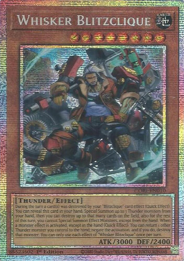 Whisker Blitzclique (Starlight Rare) (CORI-EN010) - Yu-Gi-Oh!