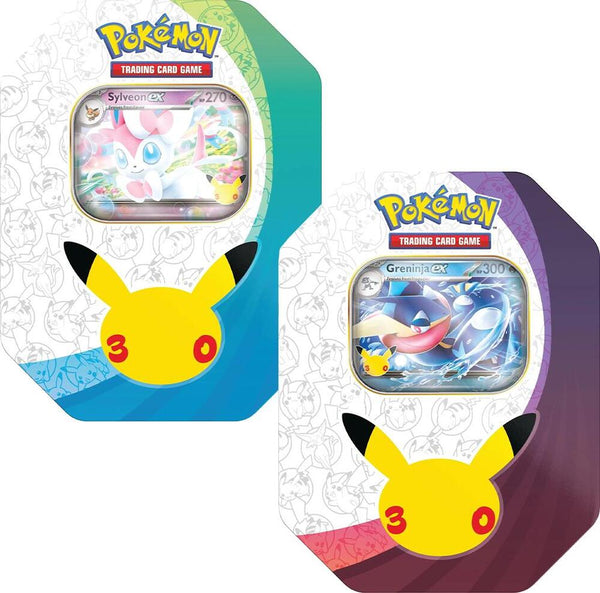 30th Celebration ex Tin [Set of 2] - Pokémon