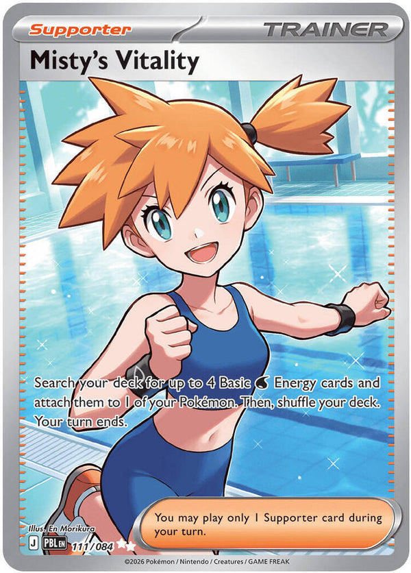 Misty's Vitality - 111/084 (PBL 111/084) - Pokémon