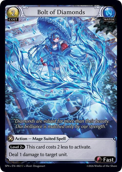 Bolt of Diamonds (Curio Foil) - Grand Archive TCG