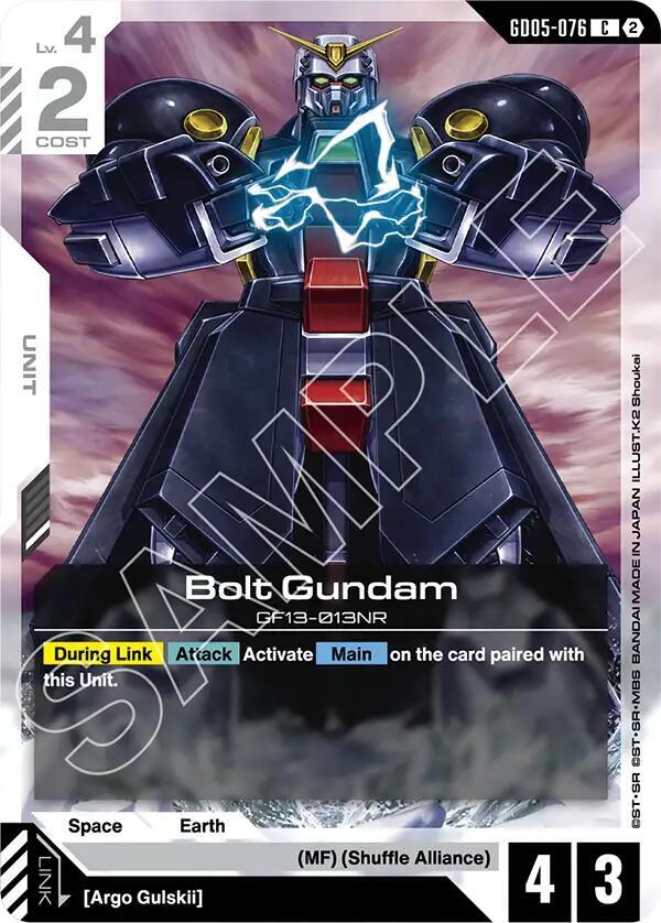 Bolt Gundam - Gundam Card Game