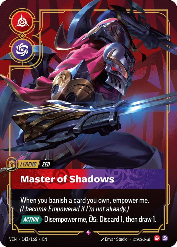 Zed, Master of Shadows - Riftbound: League of Legends TCG