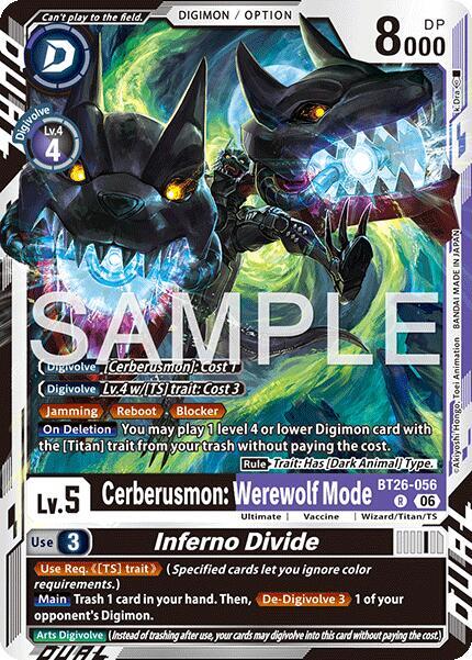 Cerberusmon: Werewolf Mode // Inferno Divide