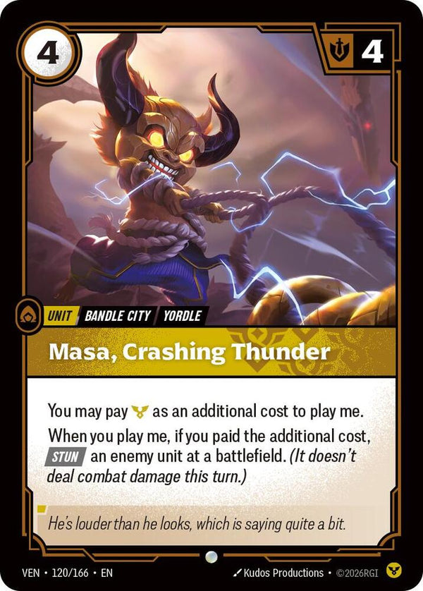 Masa, Crashing Thunder - Riftbound: League of Legends TCG