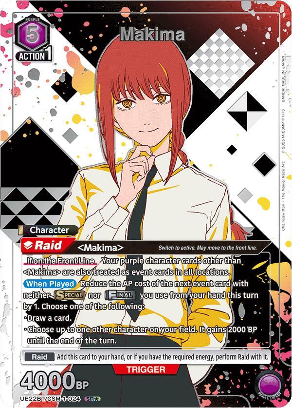 Makima (024) (SR*) (Box Topper Silver Foil)