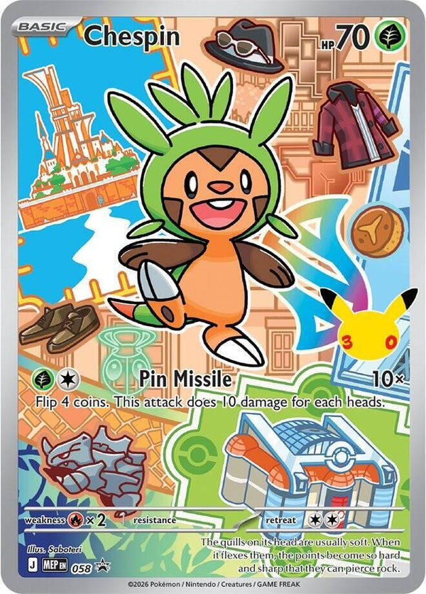 Chespin -  058 (MEP 058) - Pokémon