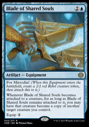 Blade of Shared Souls (Promo Pack) [Phyrexia: All Will Be One Promos] - Magic: The Gathering