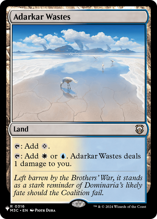 Adarkar Wastes (M3C) [The List] - Magic: The Gathering