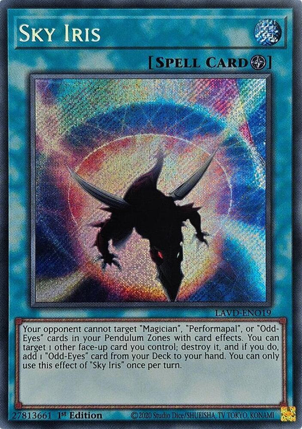 Sky Iris (Secret Rare) (LAVD-ENO19) - Yu-Gi-Oh!