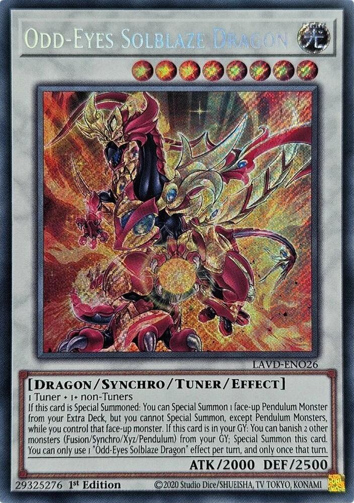 Odd-Eyes Solblaze Dragon (Secret Rare)