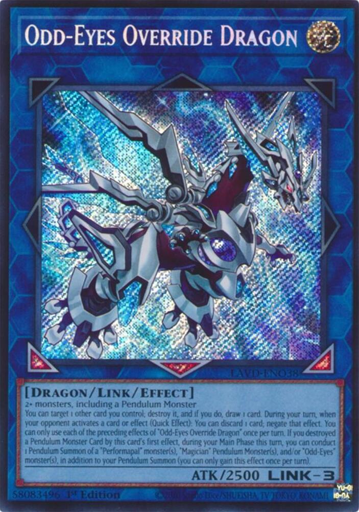 Odd-Eyes Override Dragon (Secret Rare)