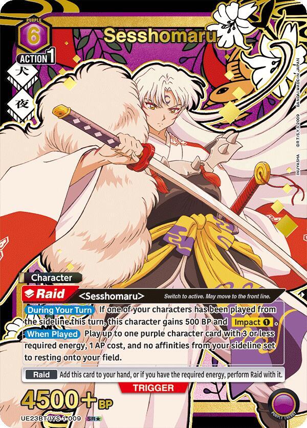 Sesshomaru (009) (SR*) (Box Topper Gold Foil)