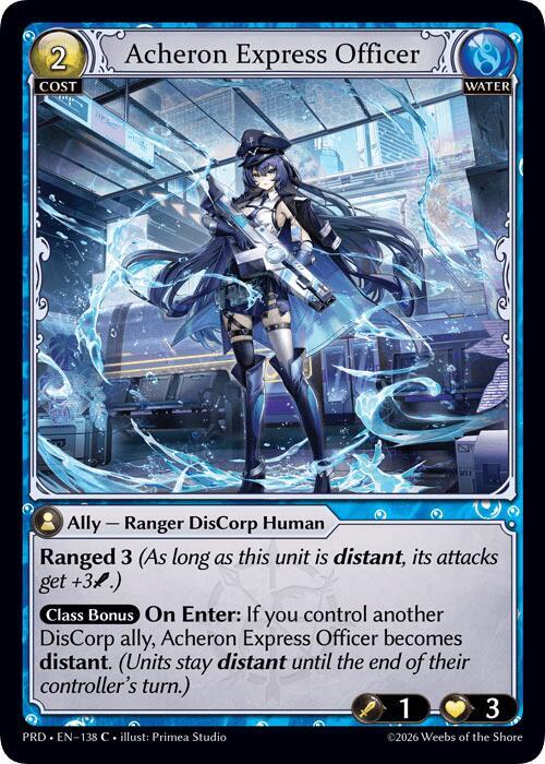 Acheron Express Officer - Grand Archive TCG