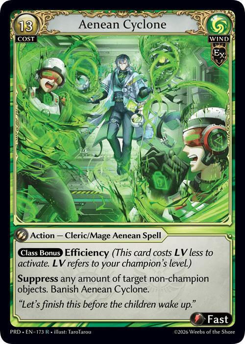 Aenean Cyclone - Grand Archive TCG