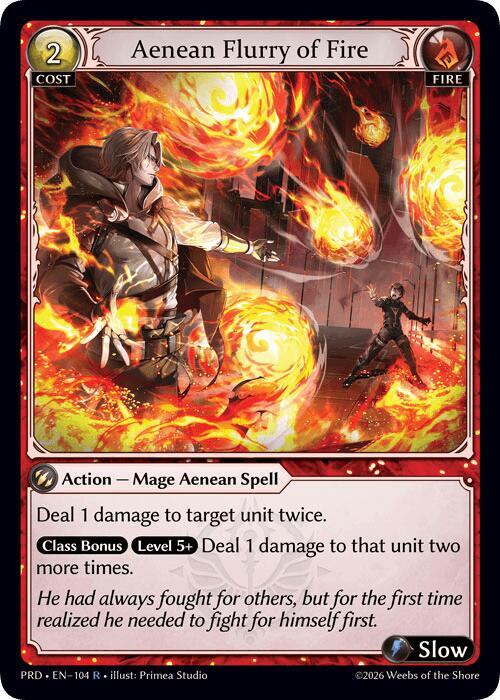 Aenean Flurry of Fire - Grand Archive TCG