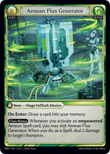Aenean Flux Generator - Grand Archive TCG