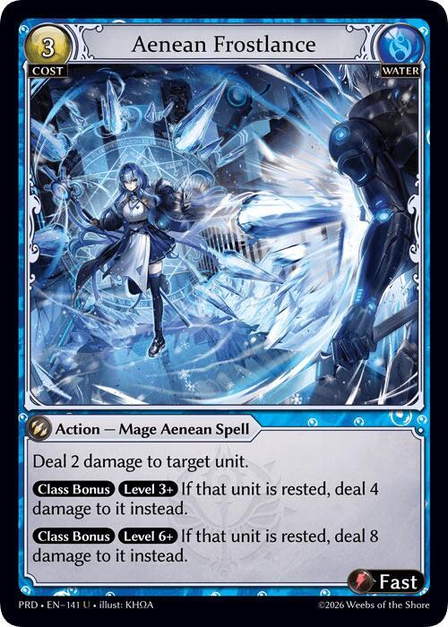 Aenean Frostlance - Grand Archive TCG