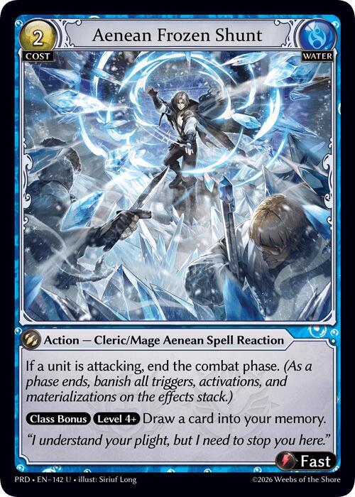 Aenean Frozen Shunt - Grand Archive TCG