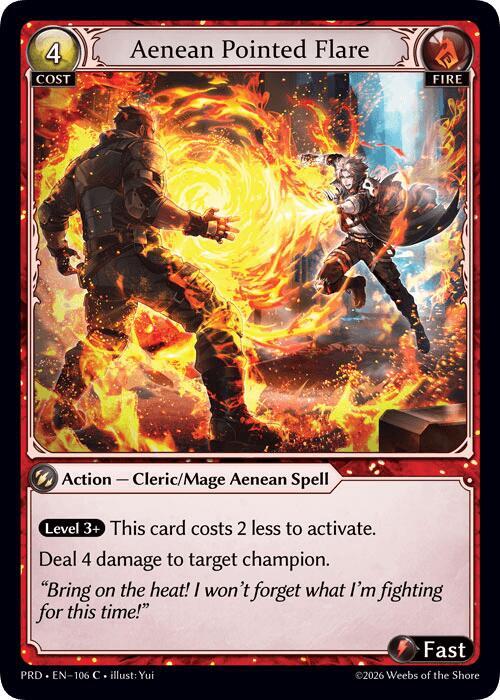 Aenean Pointed Flare - Grand Archive TCG