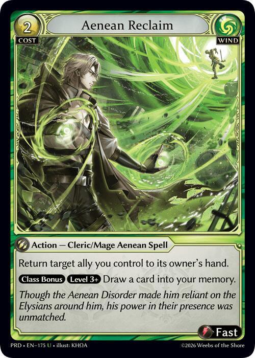 Aenean Reclaim - Grand Archive TCG