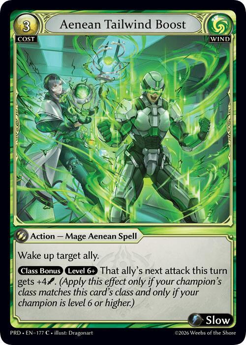 Aenean Tailwind Boost - Grand Archive TCG